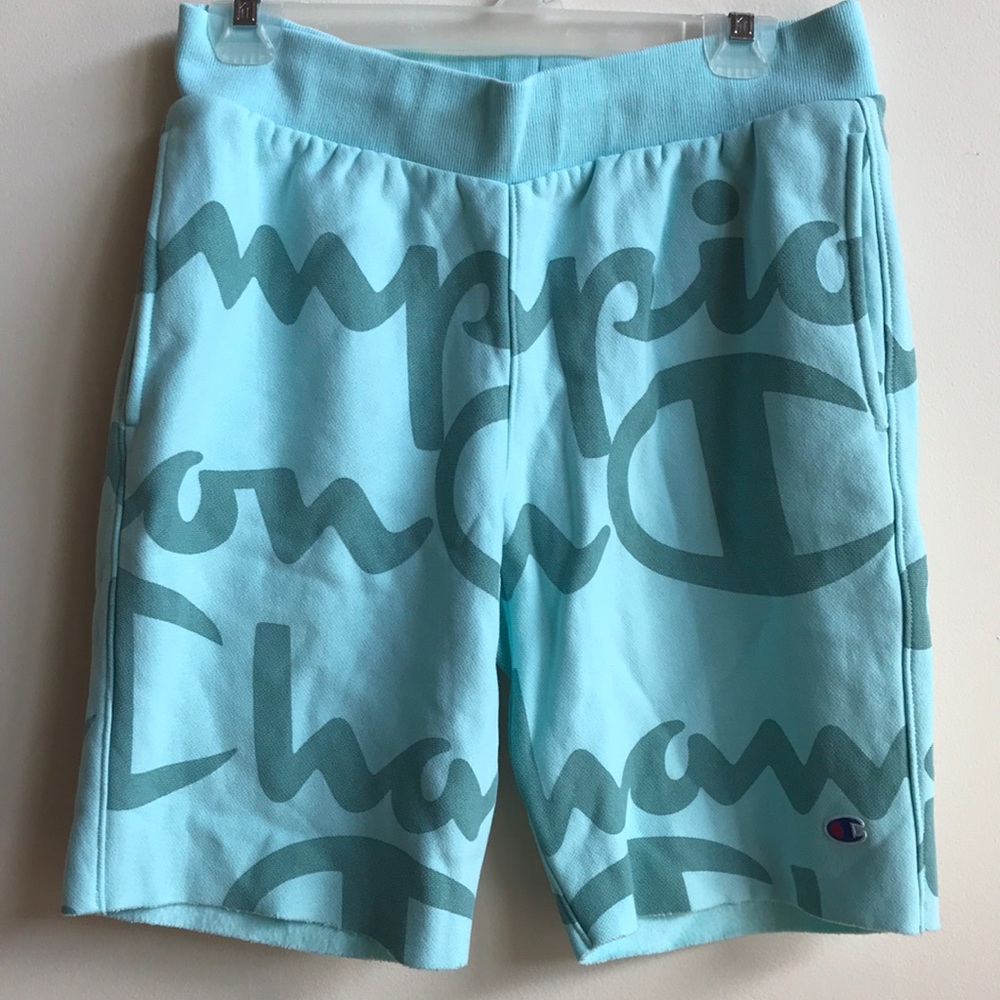 Champion Men’s Shorts Size M in Aqua Blue